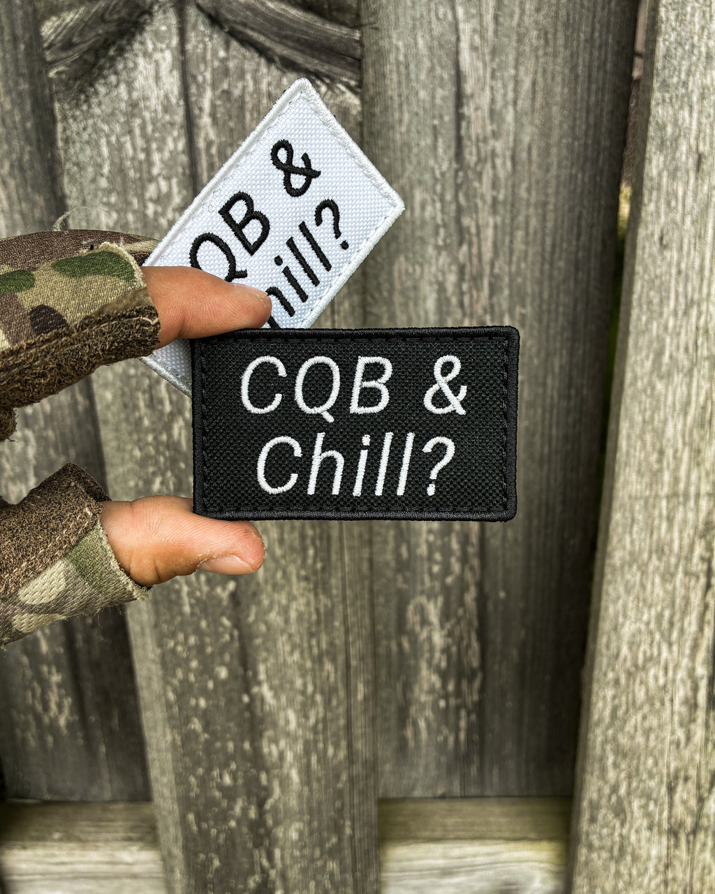 CQB AND CHILL VELCRO PATCH 3" x 1.9"